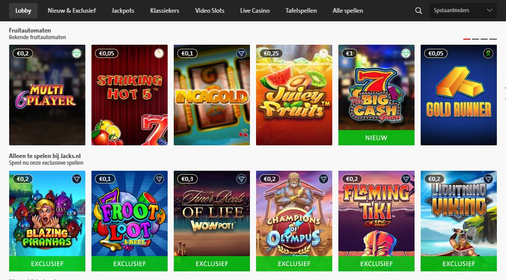 Jacks.nl Online Er Spelen of Skippen? 2024 Review